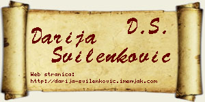 Darija Svilenković vizit kartica
